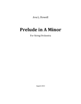 Prelude in A Minor Orchestra sheet music cover